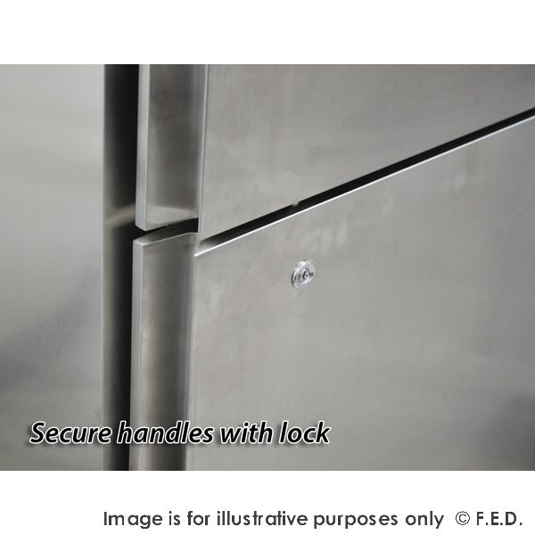 SUC1500 TROPICAL Thermaster 3 Door SS Fridge 1500L - SUC1500 TROPICAL Thermaster 3 Door SS Fridge 1500L - Image 2